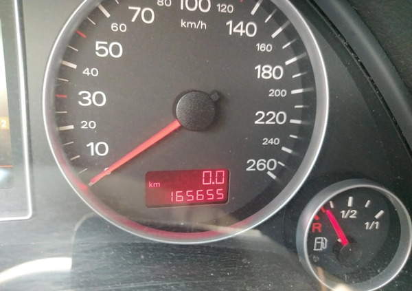 Audi A4 cena 18500 przebieg: 166000, rok produkcji 2007 z Wąbrzeźno małe 232